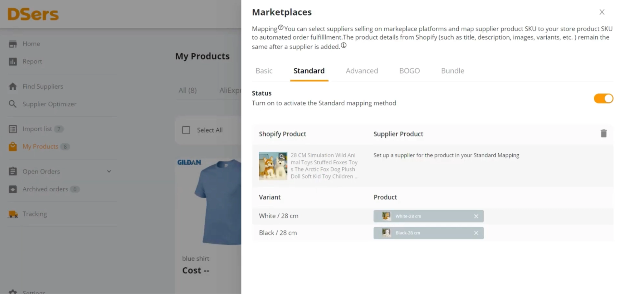 Step 4: Map Your Products to Suppliers